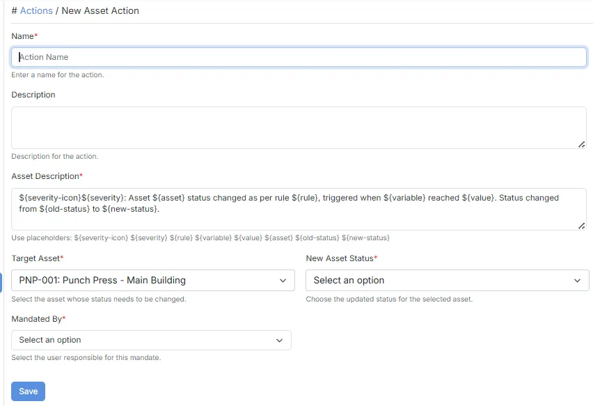 Asset Action