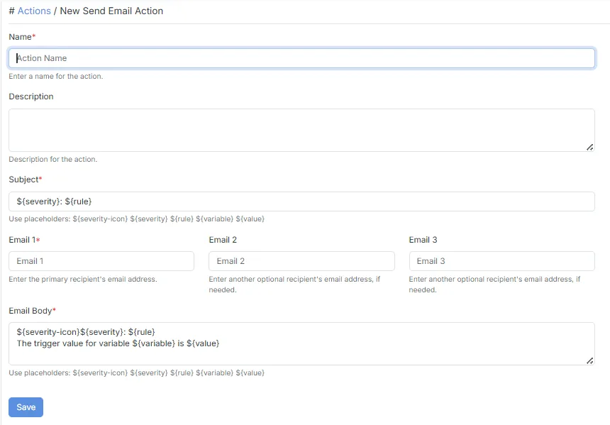 Send Email Action