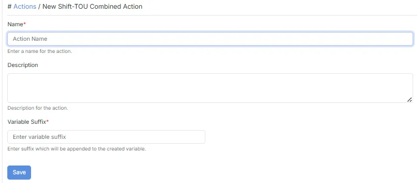Shift-TOU Combined Action