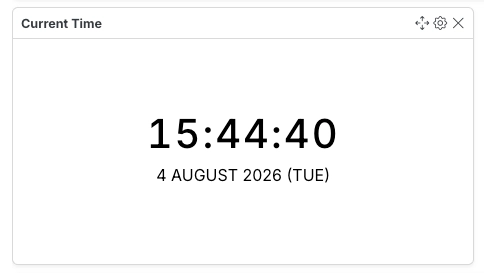 Clock Widget